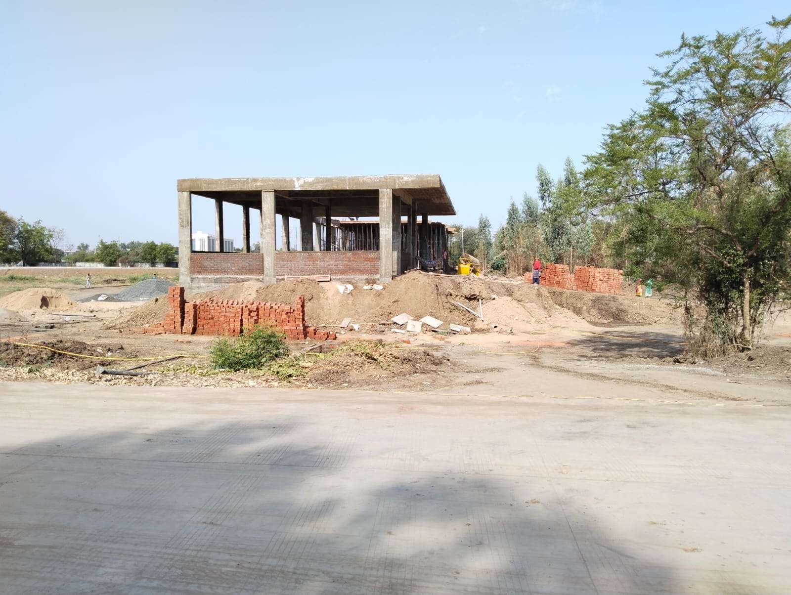 Early-stage construction of the Mercury EV Tech manufacturing facility