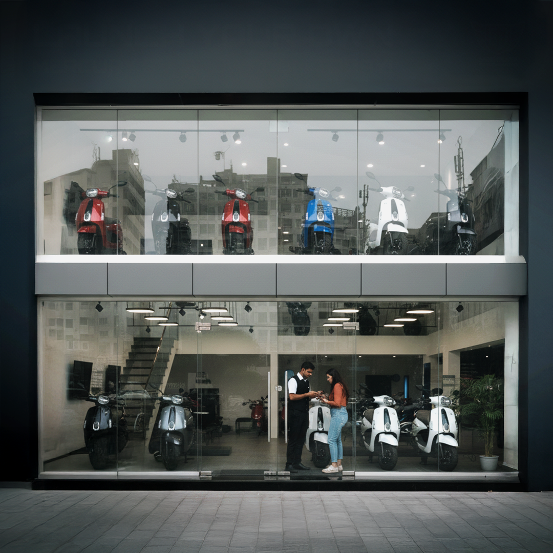 Mercury EV showroom