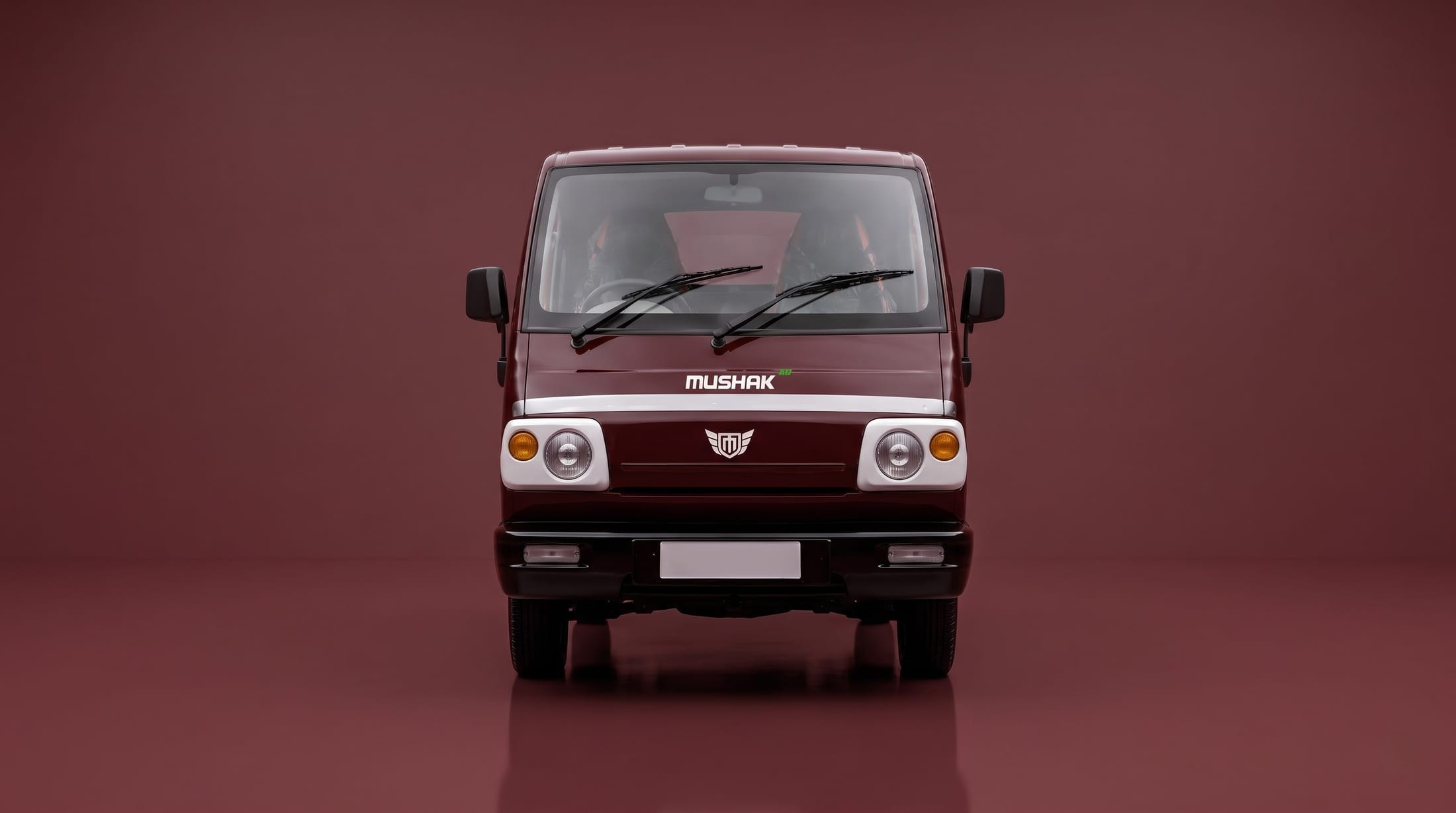 Mercury Mushak electric cargo loader photographed head-on